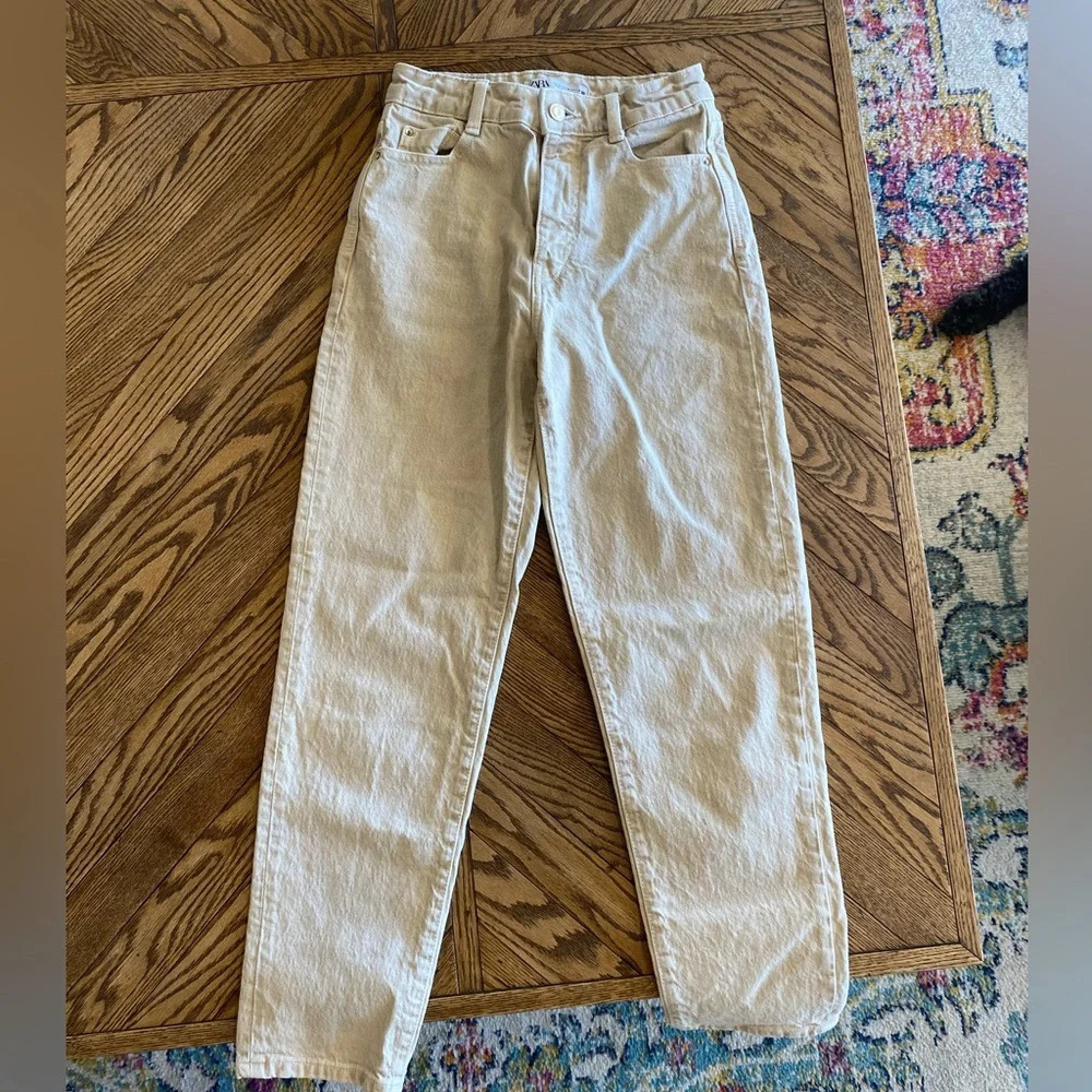 Zara Khaki Jeans, size 0